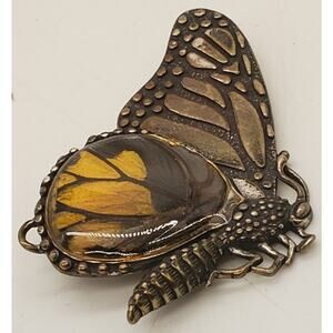 Barbara Bosco Sterling Silver Butterfly Brooch/Pendant
